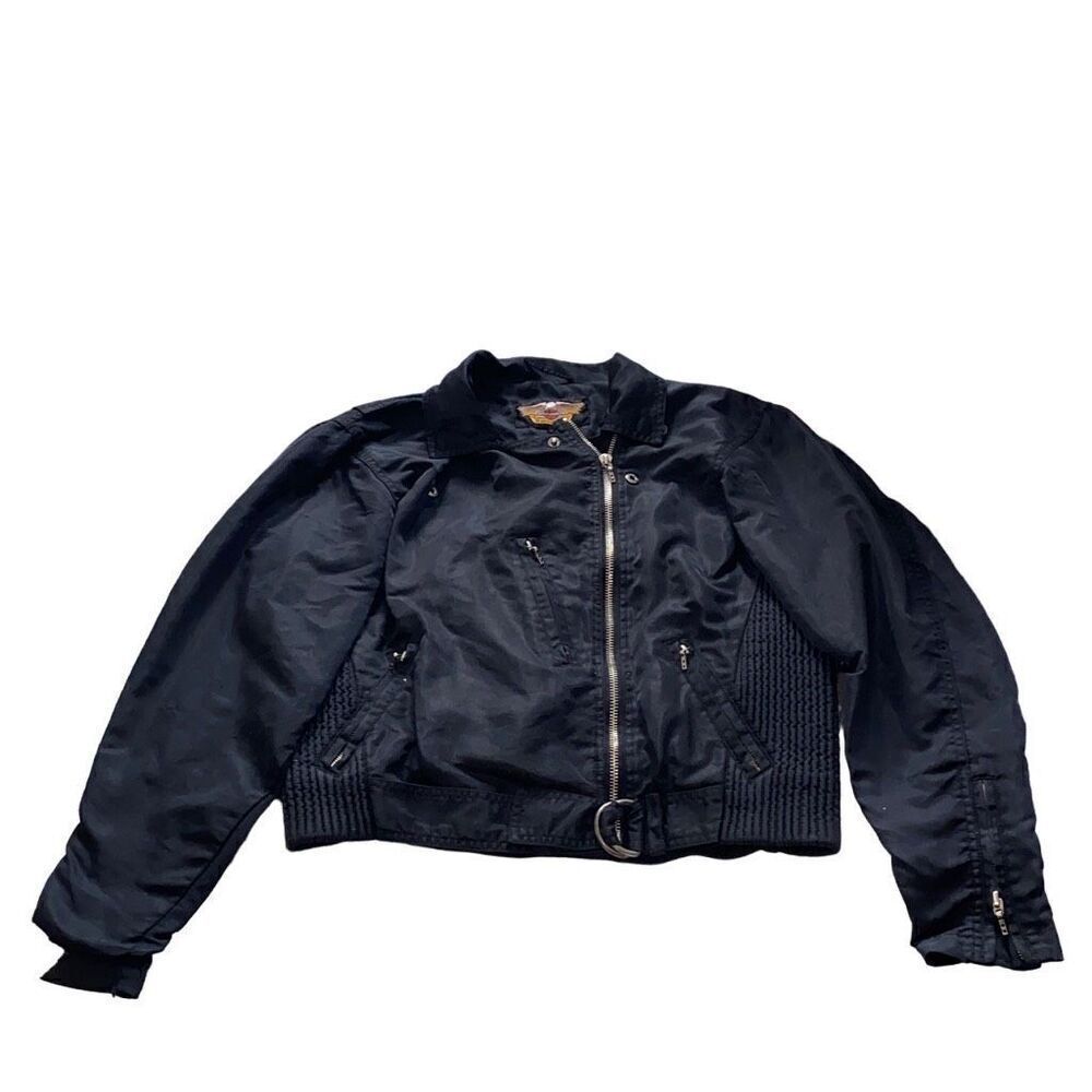 Harley Davidson Vintage 1999 Motorcycle Riding Jacket Nylon Lightweight Biker